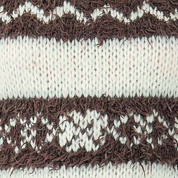 FREE PEOPLE Check Me Out Winter Fog Pullover Sweather - Picture 2 of 16